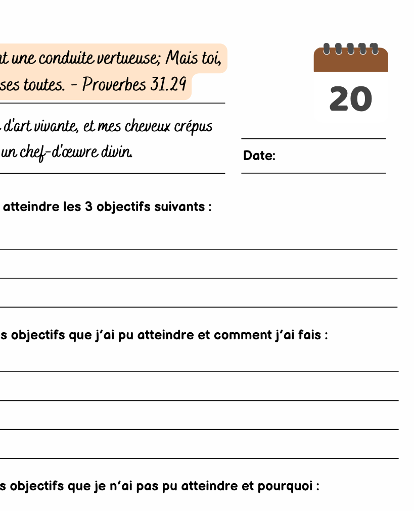 Mon Journal Capillaire - Un guide interactif pour des cheveux afros plus longs