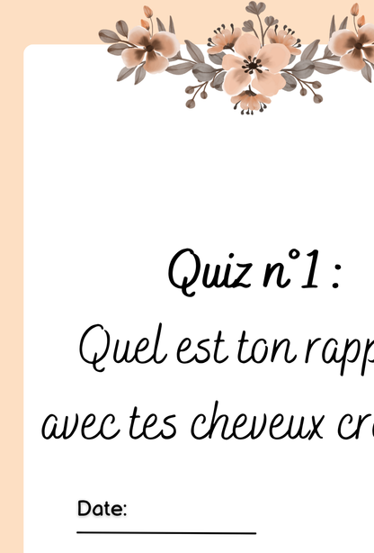 Mon Journal Capillaire - Un guide interactif pour des cheveux afros plus longs